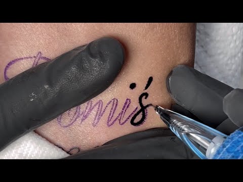 Script Tattoo in Real time