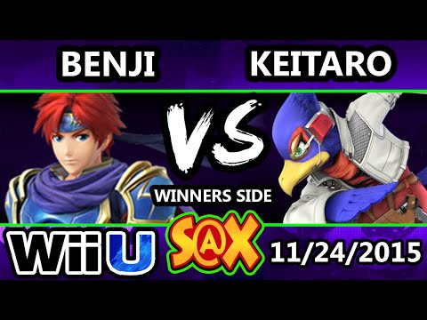 S@X 125 - Benji (Roy) Vs. LoF | Keitaro (Falco) SSB4 Tournament - Smash Wii U - Smash 4
