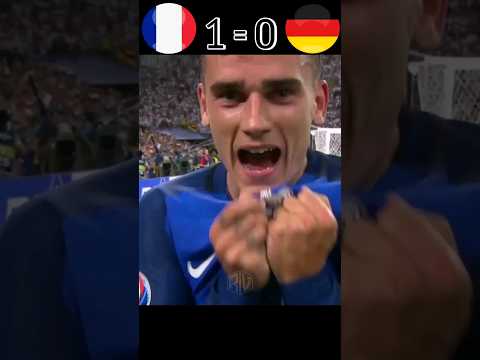 France vs Germany 2016 EURO Semi Final Highlights #shorts #football #youtube