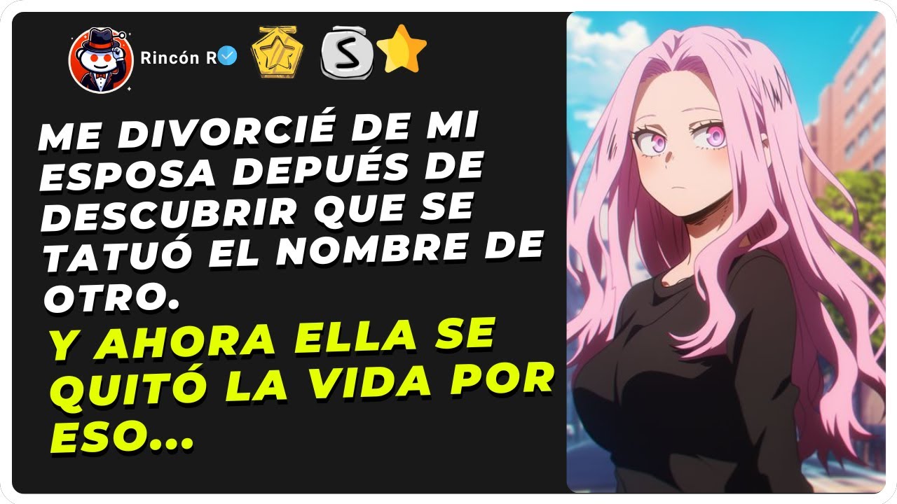 Me divorcié de mi esposa después de descubrir que se tatuó el nombre de otro, ahora ella se quitó...