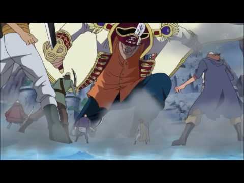 Whitebeard Heaven And Earth Attack - One Piece ENG SUB[HD] 1080p ( Marineford #29)