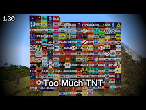 Minecraft 1.20  - Too Much TNT Mod (Part 1)