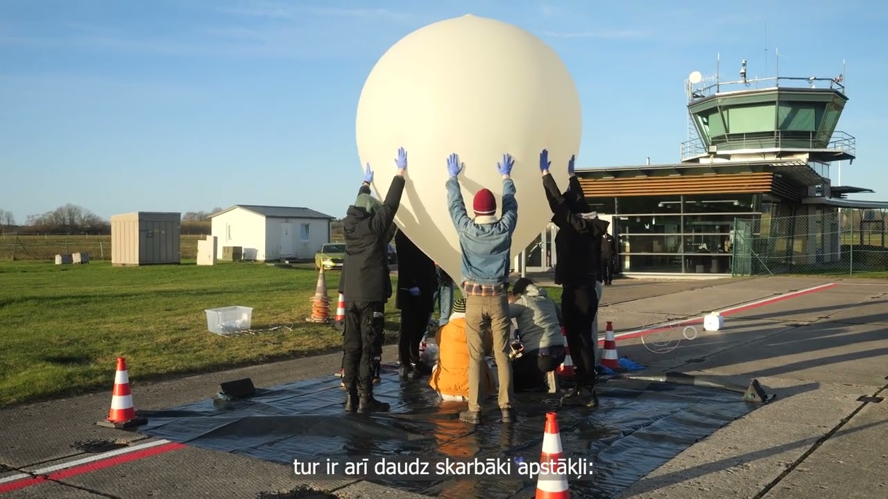 Ventspils Augstskolas studenti palaida stratosfēras zondi IRBE-6