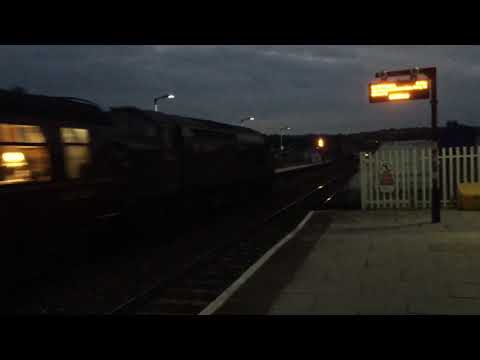 West Coast Railway Class 37 Charter Train Goes Through Exeter st Thomas 2/9/18