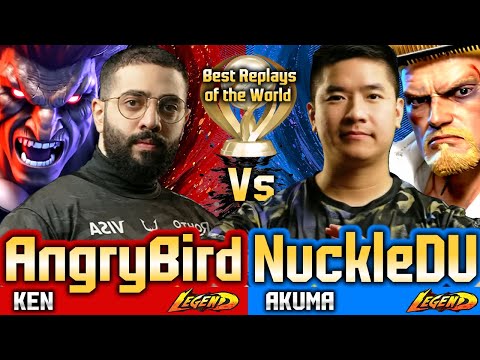 🔥SF6 (AngryBird vs NuckleDU)🔥Akuma vs Guile ▰ Street Fighter 6 High Level
