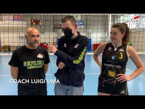 Fo.Co.L-Palau 3-1: il commento di coach Luigi Uma e Greta Valli