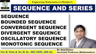 Sequence and Series | Sequence | Bounded Sequence | Sequence and their Convergence | Mathematics 2