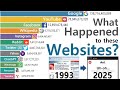 Most Popular Websites 1993 2025 Rise Fall