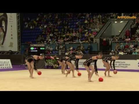 Team Ukraine (UKR) 5 Balls - 2012 World Cup Kiev "Deriugina Cup" 2012-03-18 - HD1080