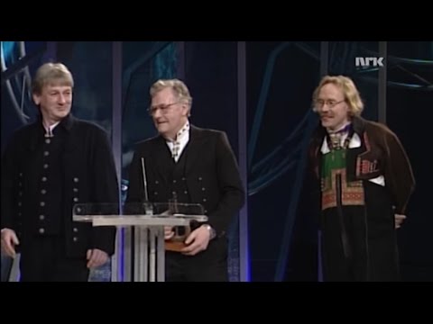 Bjarne Herrefoss, Knut Hamre og Hallvard T. Bjørgum vinner Årets Folkemusikk (Spellemannprisen 1998)
