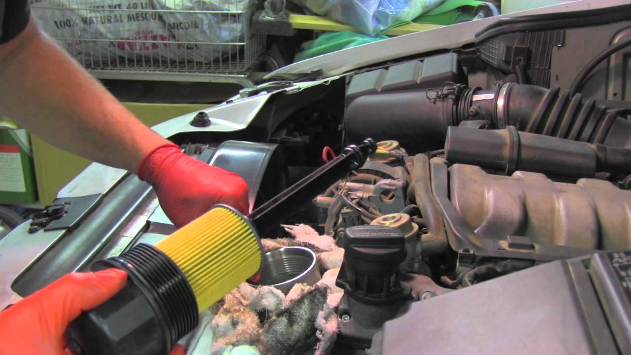 Engine oil change Mercedes ML320