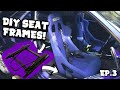 How To make your own custom seat brackets/frames! *E36 drift build*