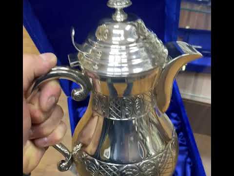 Серебряный кувшин Ромб, кв058