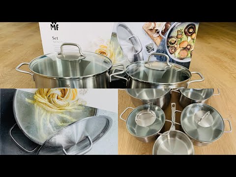 UNBOXING 😍WMF Mattea set of pots 5 pieces. WMF Mattea Grytset 5 delar