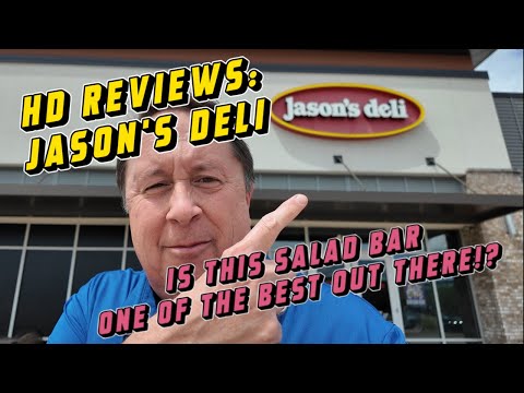HD Reviews Jason's Deli Salad Bar and Muffaletta - Is this an awesome salad bar or a mess?