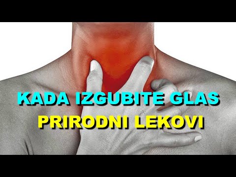 KADA IZGUBITE GLAS - PRIRODNI LEKOVI