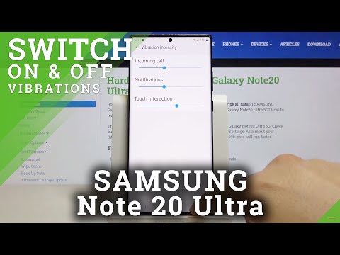 How to Change Vibration Settings in SAMSUNG Galaxy Note 20 Ultra – Personalize Vibration