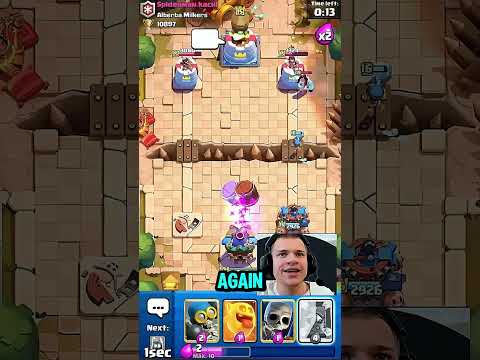 Jynxzi Abuses the New 1.4 Elixir Meta Deck in Clash Royale 😈🔥 #Shorts