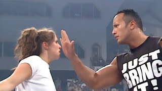 Download lagu Lita Vs Stephanie McMahon w/ HHH & Kurt Angle (The Rock As Special Guest Referee) - RAW IS WAR! mp3