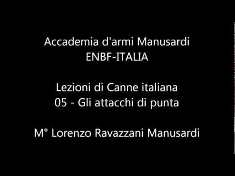 Lezione 05 di Canne italiana (Bastone) - Italian Stick fencing tutorial 05 (ENG and FR subs)