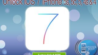 Unlock iOS 7.1.2 iPhone 4 5 5c 4s & iPhone 5S via IMEI Code