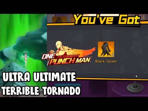 EVENT GACHA BLACK GOWN TERRIBLE TORNADO CLAW MACHINE ULTRA ULTIMATE - One Punch Man The Strongest