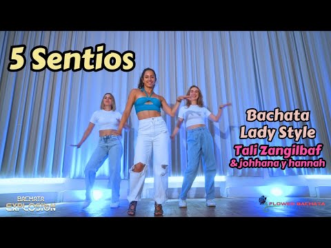 India Martinez Andy Rivera - 5 SENTÍOS | Bachata Lady Style Tali Zangilbaf Johanna y Hannah | Berlin