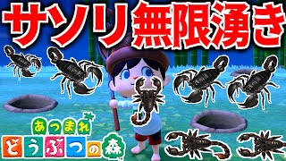 【あつ森】お金欲しいから今度は『サソリが無限湧き』する島を作ってみた【あつまれ どうぶつの森】
