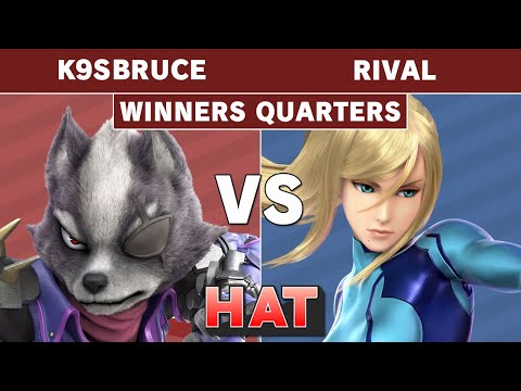 HAT 104 - TG | K9sBruce (Wolf) Vs. Rival (Zero Suit Samus) Winners Quarters - Smash Ultimate