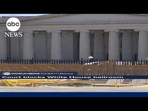 White House ballroom construction blocked by court
