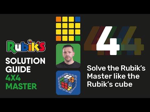 RUBIK´S CUBE Rubiko kubas MASTER, 4x4 video