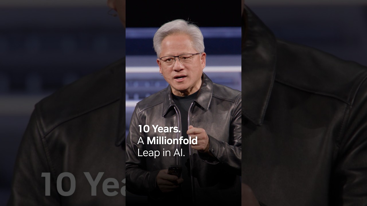 Watch Ten years. A Millionfold Leap in AI.
