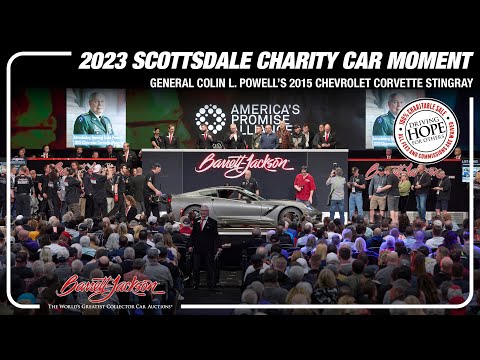 $200,000 CHARITY SALE - General Colin Powell's 2015 Chevrolet Corvette - BARRETT-JACKSON SCOTTSDALE