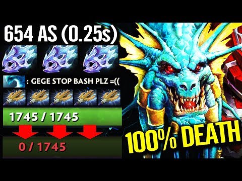 Bash to Death - Slardar IMBA x3 Moon Shard Max attack Speed Dota 2 Fun Meta