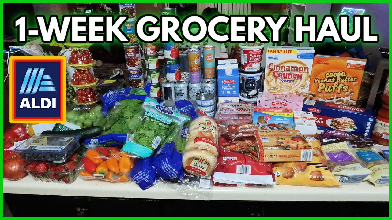 ALDI HAUL | 1-Week Grocery Haul & Meal Plan