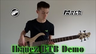 Video thumbnail for Ibanez BTB33 VOLO NTF 5-String Bass Guitar - Natural - Review/Demo by Adam R