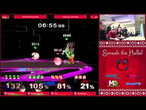 Smash the Halls - Doubles Winners Semis - NoobKing + Blunted_Object10 vs Yakal + MojoMonkey