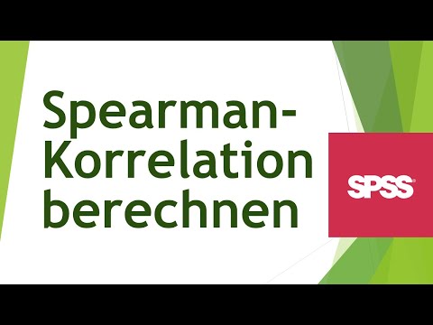Korrelation nach Spearman in SPSS berechnen (ordinale Variablen) - Daten analysieren in SPSS (115)