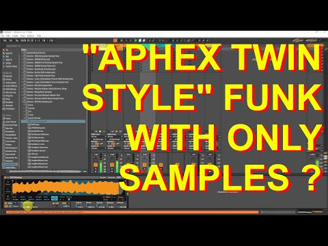 Ableton Simpler & Sampler for Aphex Twin style funk