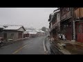 [4K] China village walk on snowy day, Qingyan Village, Guizhou
