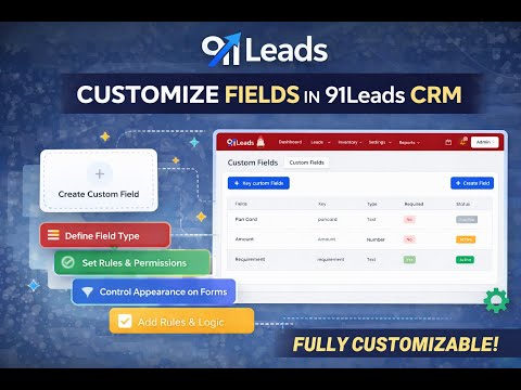 Custom Fields Setup Guide (Step-by-Step SOP)