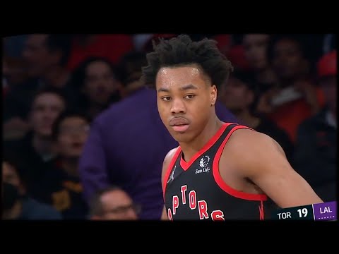 Scottie Barnes Drops 6 Straight Points vs Lakers