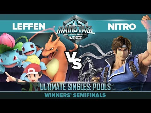 Leffen vs Nitro - Winners' Semifinals: Ultimate Singles Pools - Mainstage | PT vs Richter
