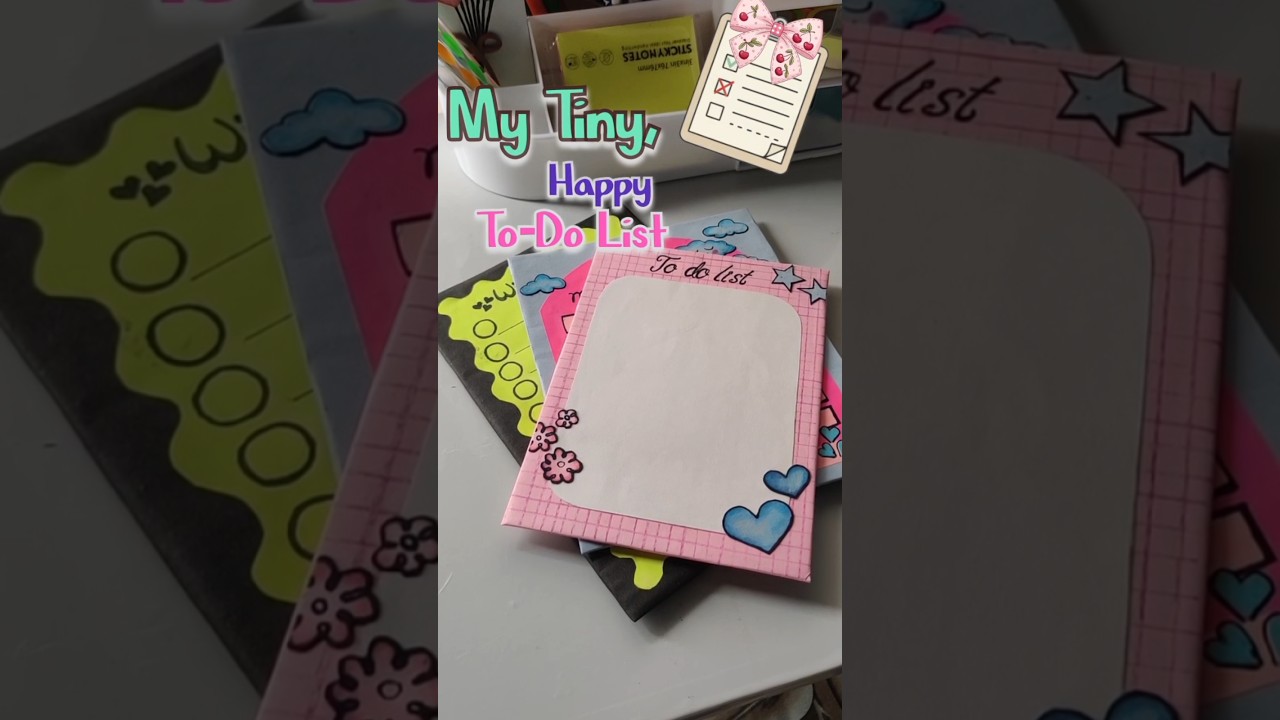 I Made a DIY To-Do List That ACTUALLY Work#sahanasart#diyhome