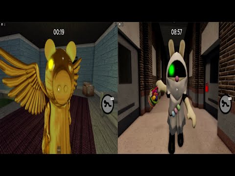 Golden Piggy vs Bees Piggy Jumpscare - Roblox Piggy New Update