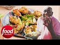 Ainsley Prepares DELICIOUS Spicy Fried Oysters With Pickled Cucumber | Ainsley's Market Menu