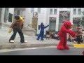 Sesame Street Elmo Do The Hokey Pokey Performance At Universal Studios Singapore