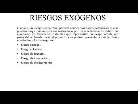 RIESGOS EXÓGENOS