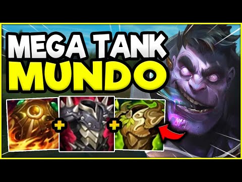 REWORKED MUNDO UNBEATABLE STRATEGY! MEGA TANK MUNDO! - REWORKED MUNDO GAMEPLAY (Mundo TOP Guide S11)