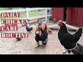 DAILY CHICKEN CARE ROUTINE Raising Backyard Poultry Hobby Farm Homestead Egg Laying Hens